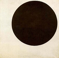 Black Circle, signed 1913, painted 1915