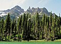 Southeast aspect from Kootenai Lakes