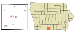 Location of Decatur, Iowa