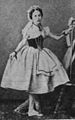 Anna Prikhounova [ru] as Lise in Jules Perrot's production. St. Petersburg, circa 1865.