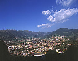 Skyline of Gandino