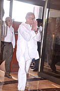 Gulzar at Rajesh Khanna's prayer meet 12.jpg