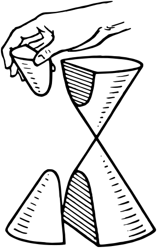 <span class="mw-page-title-main">Hyperbola</span> Plane curve: conic section