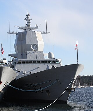 HNoMS <i>Helge Ingstad</i> (F313) Fridtjof Nansen-class frigate of the Royal Norwegian Navy