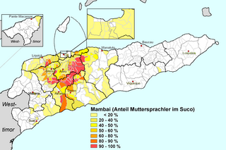 <span class="mw-page-title-main">Mambai language (Timor)</span> Austronesian language spoken in East Timor