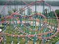 Roll over, Mind Eraser, Six Flags New England, USA