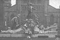 Monument voor Dhanis ten tijde van zijn inhuldiging (1913).