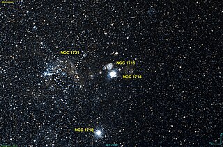 <span class="mw-page-title-main">NGC 1714</span> Emission nebula in Dorado