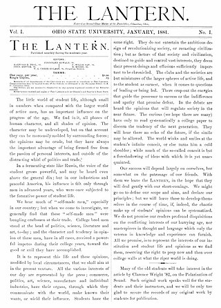 <i>The Lantern</i> Student newspaper of Ohio State University