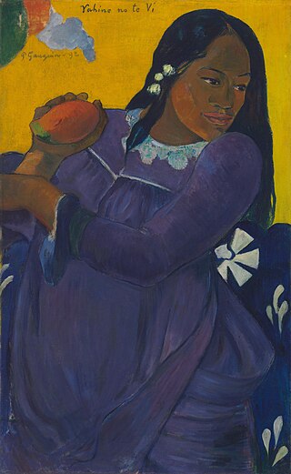 <i>Vahine no te vi</i> Painting by Paul Gauguin