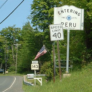 <span class="mw-page-title-main">Peru, Massachusetts</span> Town in Massachusetts, United States