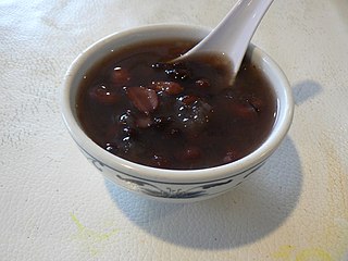 Hong dou tang dessert