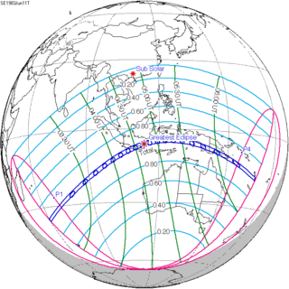 <span class="mw-page-title-main">Solar eclipse of June 11, 1983</span> Total eclipse