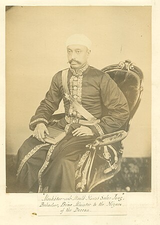 <span class="mw-page-title-main">Mir Turab Ali Khan, Salar Jung I</span> Prime Minister of Hyderabad (1829–1883)