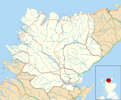 Achany is located in Sutherland