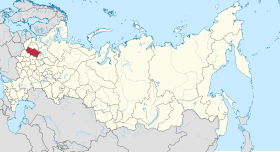 Localisation de Oblast de Tver