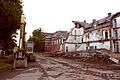 Utica Psychiatric Center Doctors House being demolished during the summer of 2015.