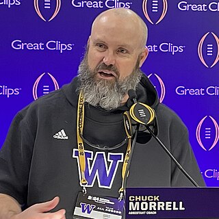 <span class="mw-page-title-main">Chuck Morrell</span> American football player and coach