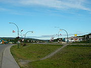 Alaska Highway through Watson Lake