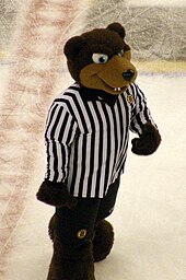 Blades the Bruin serves as the official mascot for the Boston Bruins. Blades the Bruin.jpg