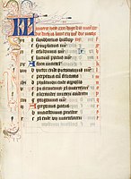 Maart in het Bout Psalter-getijdenboek