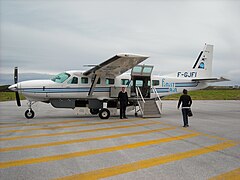 Cessna 208B (F-GJFI) qui assurait la liaison Lorient-Belle-Ile-En-Mer entre 1991 et 2001