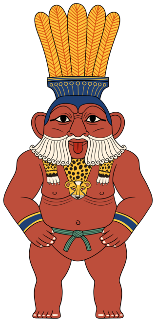 <span class="mw-page-title-main">Bes</span> Ancient Egyptian deity of households