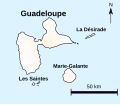 La Guadeloupe et ses dépendances.