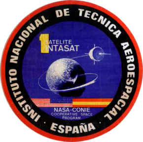 Description de l'image Insignia INTA Intasat1.png.