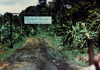 <span class="mw-page-title-main">Jonestown</span> Peoples Temple cult settlement in Guyana