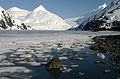 Looking across Portage Lake toward Bard Peak (left)