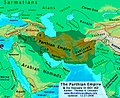 Parthian Empire (247 BC-224 AD) in 01 AD.