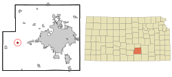 Location of Garden Plain, Kansas