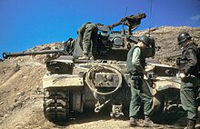 USAF forward air controller with US Army M46 tank during Korean War (1950–1953)