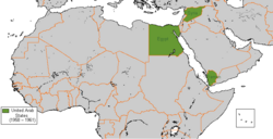 Lokasi Negara-negara Arab Bersatu