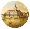 Prent van het kasteel, circa 1820