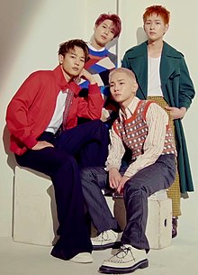 Shinee untuk Marie Claire Korea, Mei 2018 Dari Kiri Atas: Taemin, Onew, Minho, Key