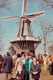 Windmill in Keukenhof, 1969.