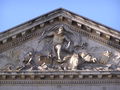 Gable detail by Otto Lessing: Poseidon taming the horses.