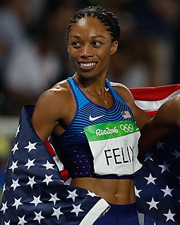 Allyson Felix American track and field athlete (born 1985)