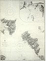 Chart of sea area around Andros Island, 1844