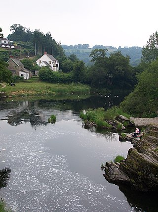 <span class="mw-page-title-main">Cenarth</span> Village in Carmarthenshire, Wales