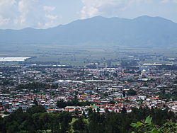 View of Guzman from a nearby mountain