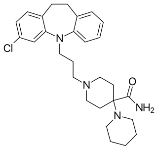 <span class="mw-page-title-main">Clocapramine</span> Antipsychotic medication