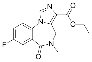 <span class="mw-page-title-main">Flumazenil</span> GABA receptor antagonist drug and benzodiazepine antidote