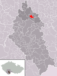 Horní Kněžeklady – Mappa