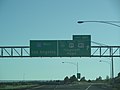 อินเตอร์สเตต 40 west towards LA, nearing exit 201 in Arizona