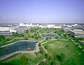 Aerial view of the Johnson Space Center/Vista aérea del Centro Espacial Lyndon B. Johnson