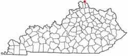 Location of Dayton, Kentucky