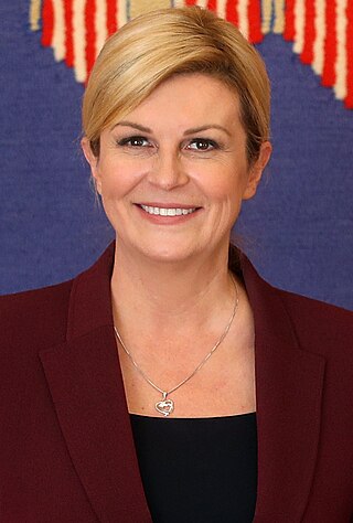 <span class="mw-page-title-main">Kolinda Grabar-Kitarović</span> President of Croatia from 2015 to 2020